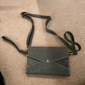 Portland Leather Goods Storm Envelope Convertible Crossbody